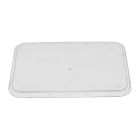 Contenitori di Plastico con Coperchio Rettangolare PP 1.000ml (300 Pezzi)