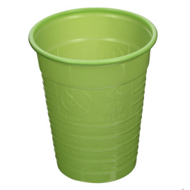 Bicchiere di Plastica PS  Verde 200ml Ø7cm (1.500 Pezzi)