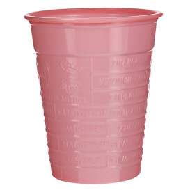 Bicchiere di Plastica PS Rosa 200ml Ø7cm (1.500 Pezzi)