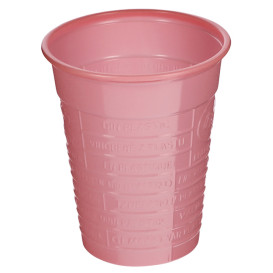 Bicchiere di Plastica PS Rosa 200ml Ø7cm (1.500 Pezzi)