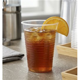 Bicchiere di Plastica PP Transparente 200ml Ø7,0cm (100 Pezzi)