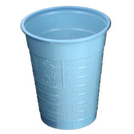 Bicchiere di Plastica PS Azzurro 200ml Ø7cm (1.500 Pezzi)