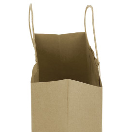 Buste Shopper in Carta 100g/m² 25+11x31cm (200 Pezzi)