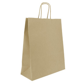 Buste Shopper in Carta 100g/m² 25+11x31cm (200 Pezzi)