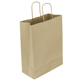 Buste Shopper in Carta 100g/m² 25+11x31cm (200 Pezzi)