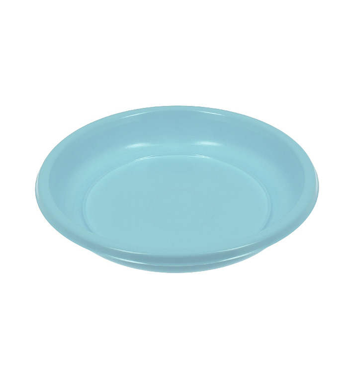Piatto Fondo Riutilizzabile Economico PS Azzurro Ø20,5cm (25 Pezzi) Piatto Fondo Riutilizzabile Economico PS Azzurro Ø20,5cm (25 Pezzi)