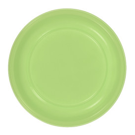 Piatto Fondo Riutilizzabile Economico PS Verde Acido Ø20,5cm (150 Pezzi)