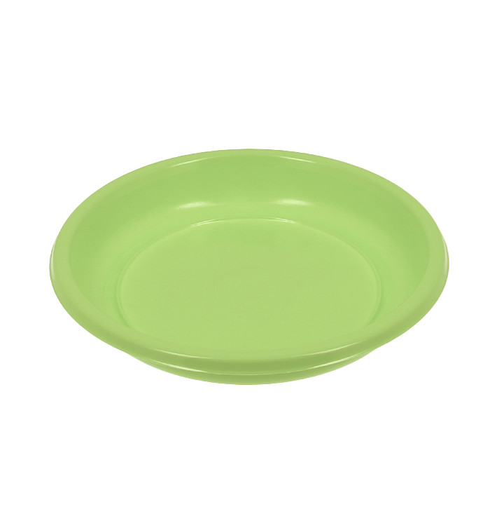 Piatto Fondo Riutilizzabile Economico PS Verde Acido Ø20,5cm (25 Pezzi) Piatto Fondo Riutilizzabile Economico PS Verde Acido Ø20,5cm (25 Pezzi)