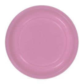 Piatto Fondo Riutilizzabile Economico PS Rosa Ø20,5cm (150 Pezzi)