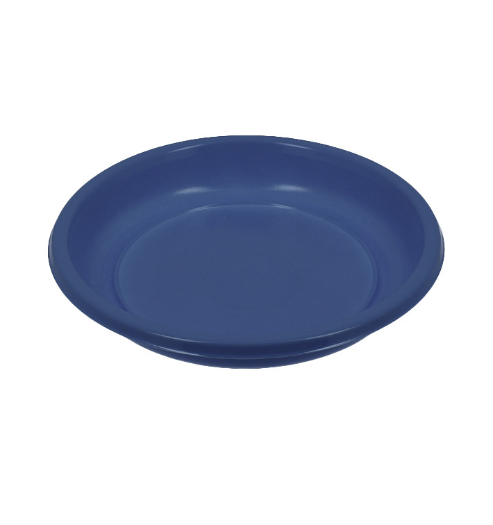 Piatto Fondo Riutilizzabile Economico PS Blu scuro Ø20,5cm (25 Pezzi) Piatto Fondo Riutilizzabile Economico PS Blu scuro Ø20,5cm (25 Pezzi)
