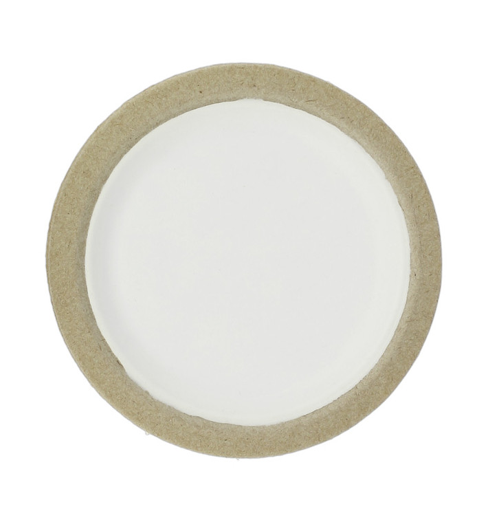 Piatto Biodegradabile in Bagassa Bianco Ø17,5cm (120 Pezzi) Piatto Biodegradabile in Bagassa Bianco Ø17,5cm (120 Pezzi)
