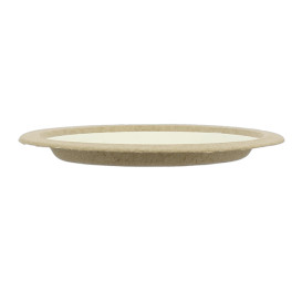 Piatto Biodegradabile in Bagassa Bianco Ø22,5cm (10 Pezzi)
