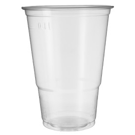 Bicchiere di Plastica PP Transparente 520ml Ø8,3cm (50 Pezzi)