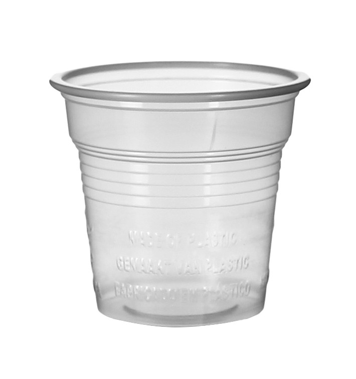 Bicchiere di Plastica PS Trasparente 80ml Ø5,7cm (2.400 Pezzi) Bicchiere di Plastica PS Trasparente 80ml Ø5,7cm (2.400 Pezzi)