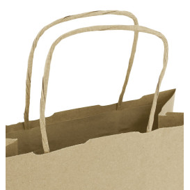 Buste Shopper in Carta 100g/m² 18+8x24cm (25 Pezzi)