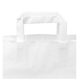 Buste Shopper in Carta Bianca 100g/m² 22+11x27cm (250 Pezzi)