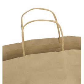 Buste Shopper in Carta Marrone 100g/m² 44+15x46cm (200 Pezzi)