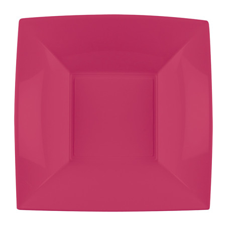 Piatto Duro Riutilizzabile Piano Corallo "Nice" PP 18cm (25 Pezzi)