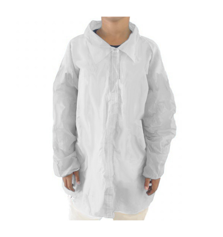 Camice Bambino in TNT PP 35gr. Con Velcro Bianco (1 Pezzi) Camice Bambino in TNT PP 35gr. Con Velcro Bianco (1 Pezzi)