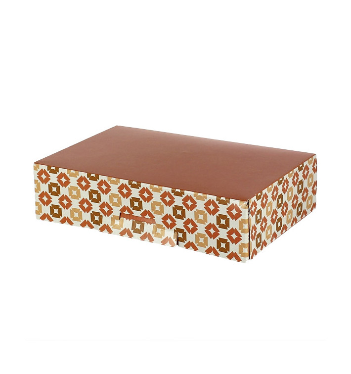 Scatola per Dolci e Praline Corallo 18,5x12,5x5cm (100 Pezzi) Scatola per Dolci e Praline Corallo 18,5x12,5x5cm (100 Pezzi)