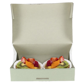 Scatola per Dolci Menta cioccolato 17x11,5x4,3cm (100 Pezzi)