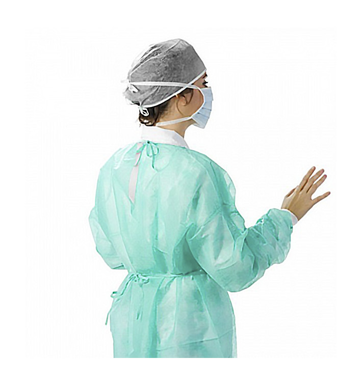Camice di Protezione TNT PP Chiusura Con Lacci Verde XL 16gr (100 Pezzi) Camice di Protezione TNT PP Chiusura Con Lacci Verde XL 16gr (100 Pezzi)