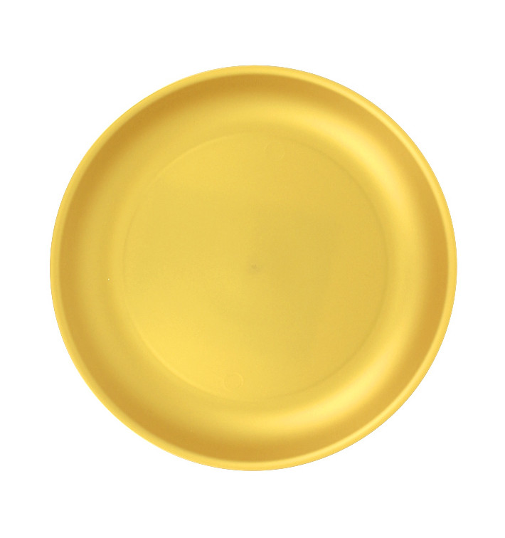 Piatto Riutilizzabile Durable PP Minerale Oro Ø21cm (54 Pezzi) Piatto Riutilizzabile Durable PP Minerale Oro Ø21cm (54 Pezzi)