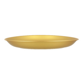 Piatto Riutilizzabile Durable PP Minerale Oro Ø21cm (54 Pezzi)
