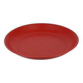 Piatto Riutilizzabile Durable PP Minerale Rosso Ø21cm (54 Pezzi)