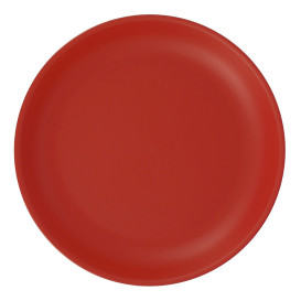 Piatto Riutilizzabile Durable PP Minerale Rosso Ø21cm (6 Pezzi)