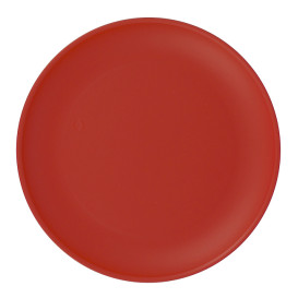 Piatto Riutilizzabile Durable PP Minerale Rosso Ø23,5cm (54 Pezzi)