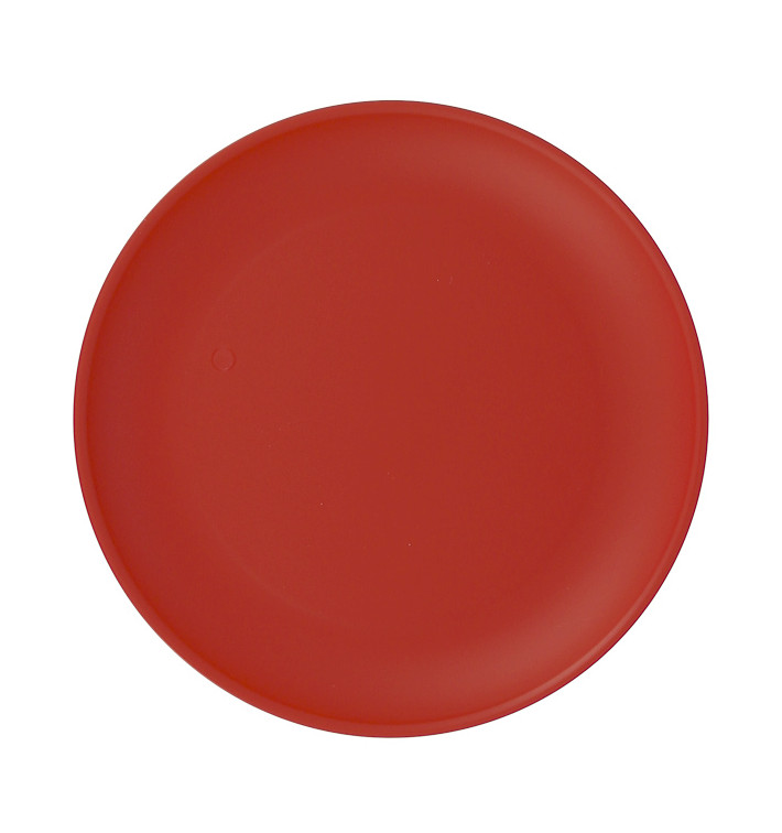 Piatto Riutilizzabile Durable PP Minerale Rosso Ø23,5cm (54 Pezzi) Piatto Riutilizzabile Durable PP Minerale Rosso Ø23,5cm (54 Pezzi)