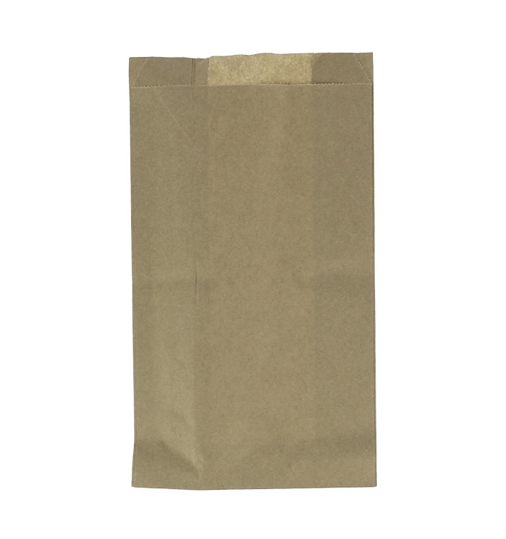 Sacchetto per Hamburger Antigrasso Kraft 14+7x24cm (1000 Pezzi) Sacchetto per Hamburger Antigrasso Kraft 14+7x24cm (1000 Pezzi)