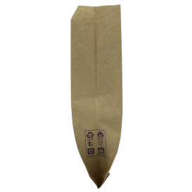 Sacchetto per Hamburger Antigrasso Kraft 14+7x24cm (1000 Pezzi)