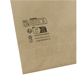Sacchetto Kraft  Anrigrasso per Patatin e Fritte 12x12cm (3000 Pezzi)