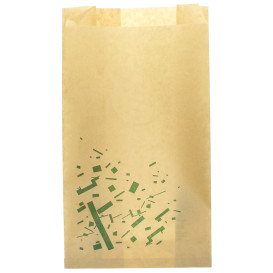 Sacchetto per Hamburger Antigrasso Kraft 14+7x24cm (1000 Pezzi)