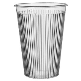 Bicchiere Plastica "Ribbed" PS Trasparente 200 ml (1.000 Pezzi)