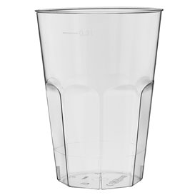 Bicchiere di Plastica "Deco" PS Trasparente 300 ml (450 Pezzi)