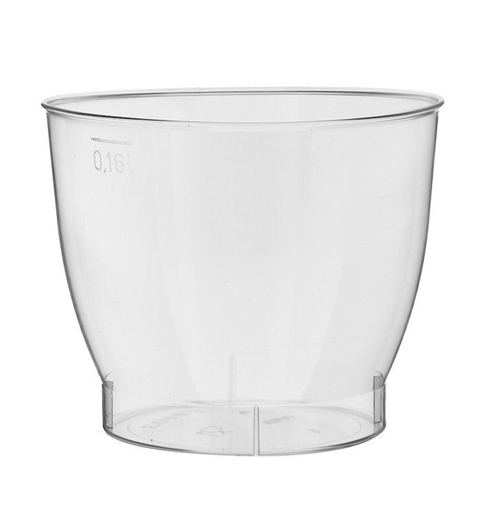 Bicchiere di Plastica Rigida PS 160 ml (500 Pezzi) Bicchiere di Plastica Rigida PS 160 ml (500 Pezzi)