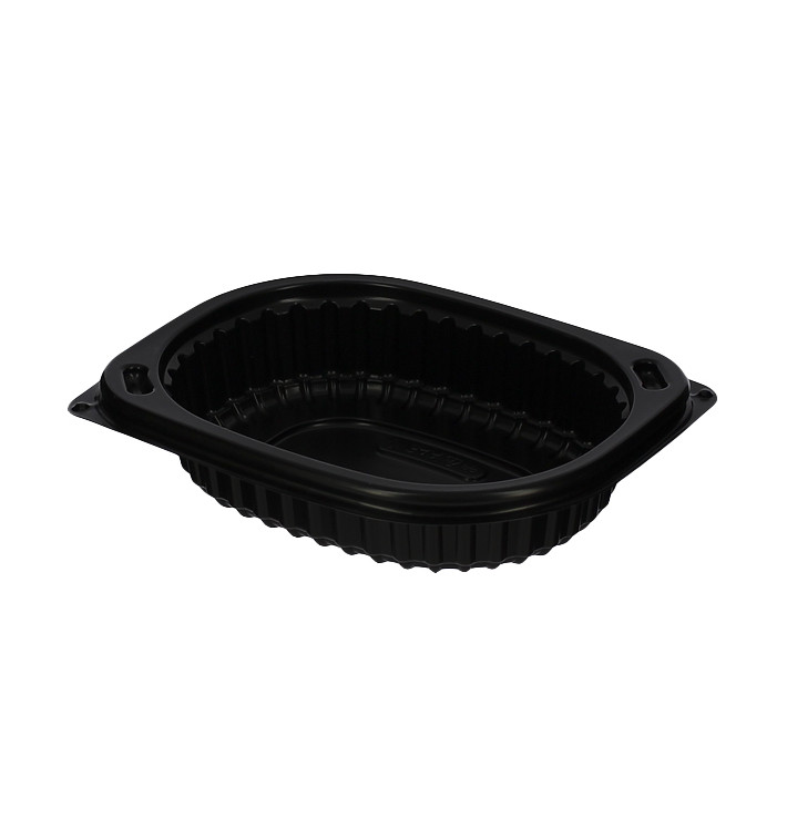 Contenitori Rettangolare PP Nero 250ml 142x111x31mm (80 Pezzi) Contenitori Rettangolare PP Nero 250ml 142x111x31mm (80 Pezzi)