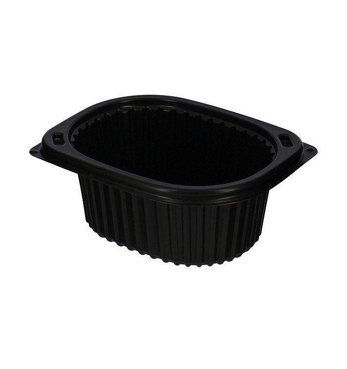 Contenitori Rettangolare PP Nero 450ml 142x111x60mm (80 Pezzi) Contenitori Rettangolare PP Nero 450ml 142x111x60mm (80 Pezzi)