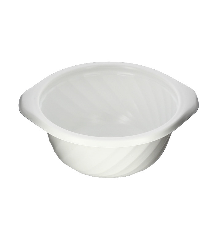 Contenitori Tondo PP Bianco 400ml Ø144mm (100 Pezzi) Contenitori Tondo PP Bianco 400ml Ø144mm (100 Pezzi)