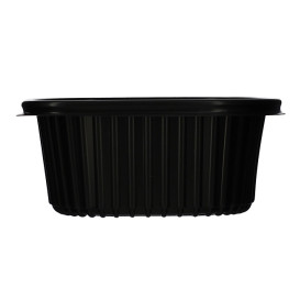 Contenitori Rettangolare PP Nero 450ml 142x111x60mm (640 Pezzi)