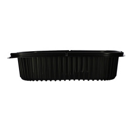 Contenitori Rettangolare PP Nero 1000ml 215x170x50mm (40 Pezzi)