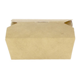 Contenitore di Cibo Kraft Piccolo 10,7x8,65x4,5cm 400ml (50 Pezzi)