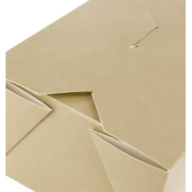 Contenitore di Cibo Kraft Grande 13x8,5x6cm 700ml (360 Pezzi) Contenitore di Cibo Kraft Grande 13x8,5x6cm 700ml (360 Pezzi)