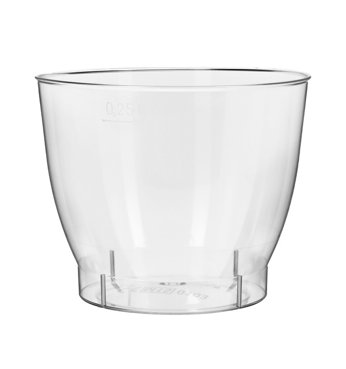 Bicchiere di Plastica Cool Cup PS 250 ml (25 Pezzi) Bicchiere di Plastica Cool Cup PS 250 ml (25 Pezzi)