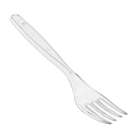 Forchetta Riutilizzabile PS Trasparente 180mm (20 Pezzi)