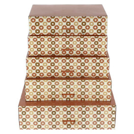 Scatola per Dolci e Praline Corallo 22x15x6cm (600 Pezzi)