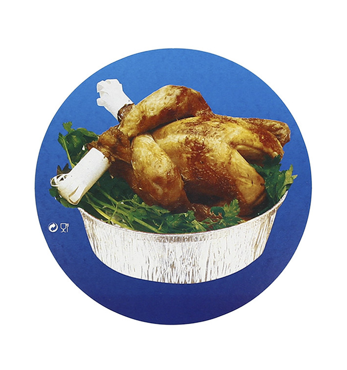 Coperchio per Contenitore Alluminio 1900ml (125 Pezzi) Coperchio per Contenitore Alluminio 1900ml (125 Pezzi)